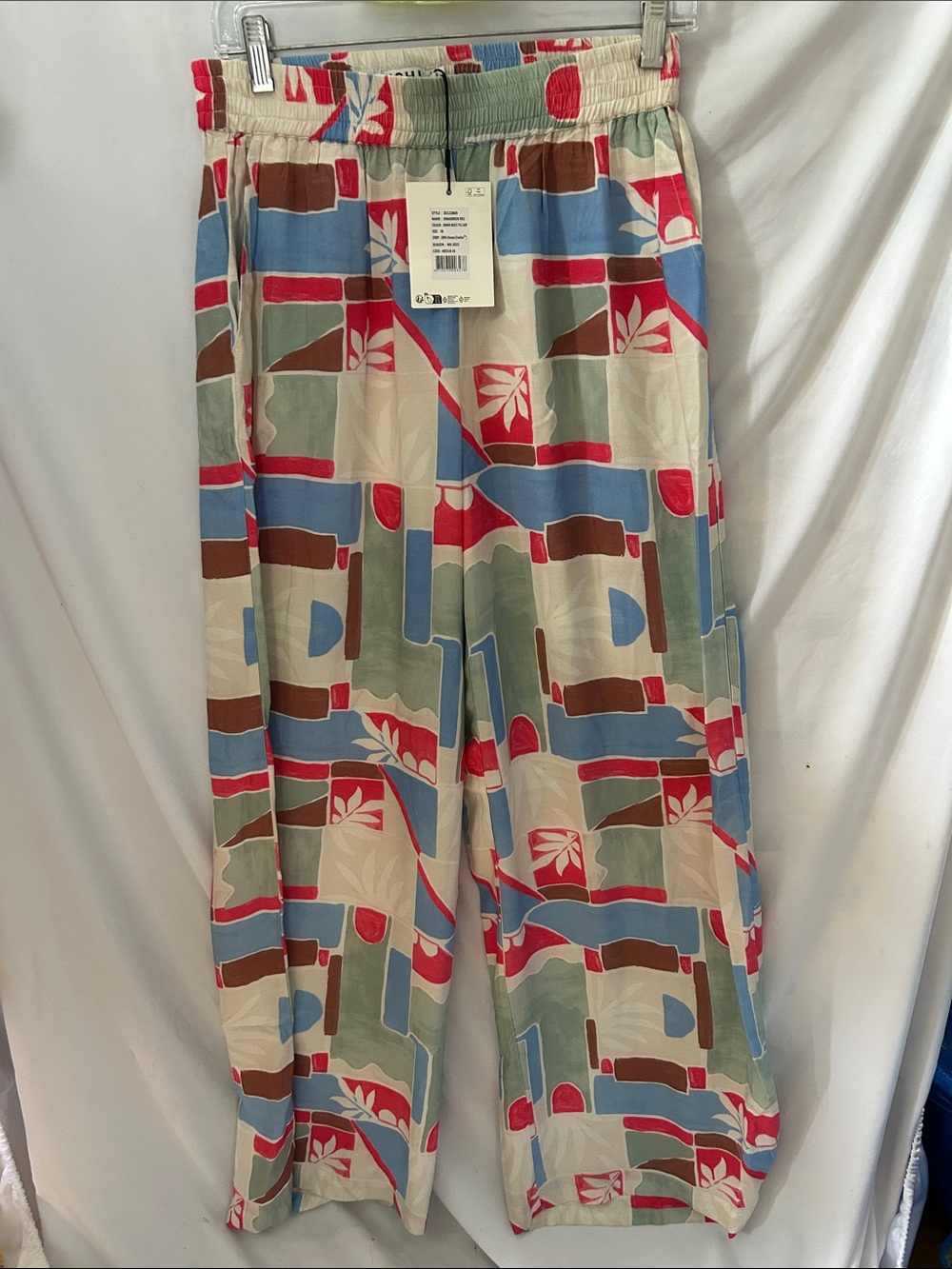 NET ICHI Loose fit Pants 'Kate' in Mixed Colors